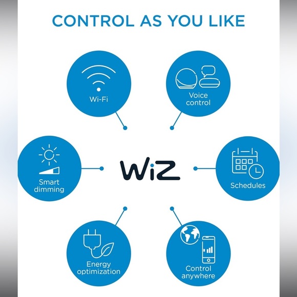 WiZ Connected 2-Pack Color 60W A19 Smart WiFi Light Bulb - Picture 4 of 9